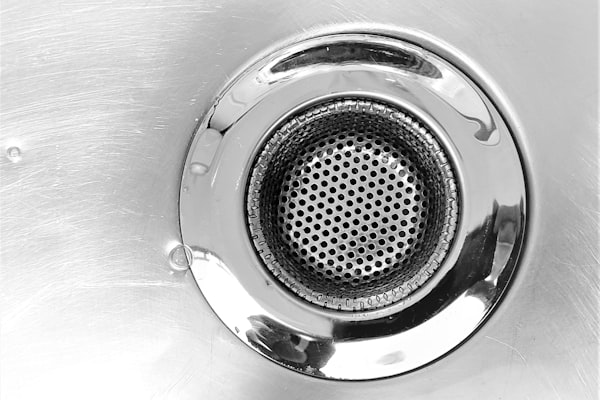 Stainless steel sink drain for drain cleaning service